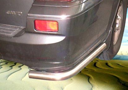 Protection Angles De Pare-Choc Inox Ø50 Hyundai Terracan 2001/2006