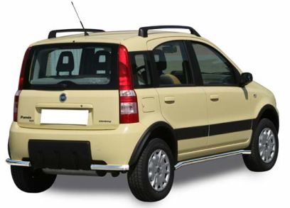 Protection Angles De Pare-Choc Inox Ø50 Fiat Panda