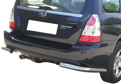 Protection Angles De Pare-Choc Inox Ø63 Subaru Forester 2006/2007