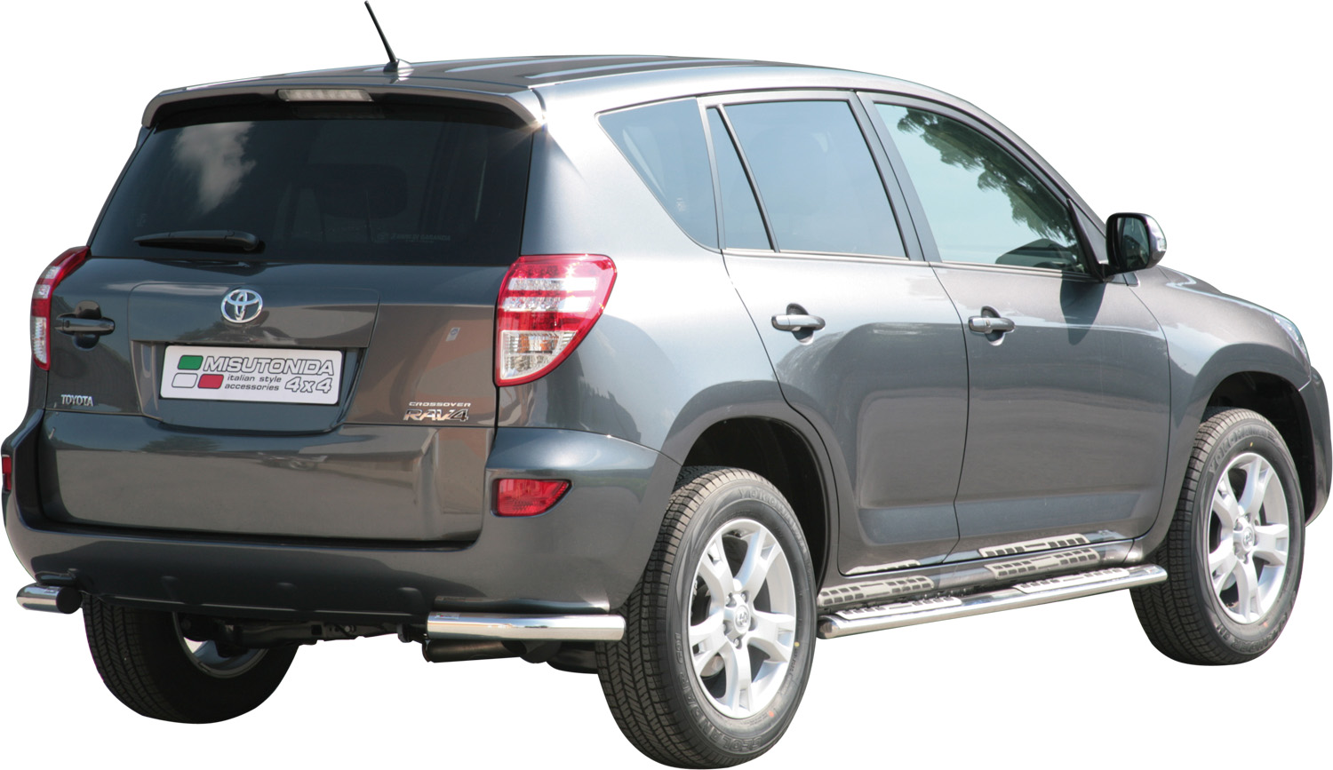 Protection Angles De Pare-Choc Inox Ø63 Toyota Rav 4 2009+