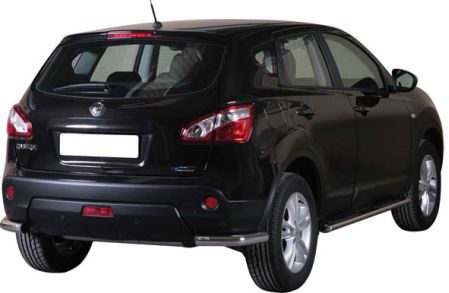 Protection Angles De Pare-Choc Inox Ø63 Nissan Qashqai 2010+