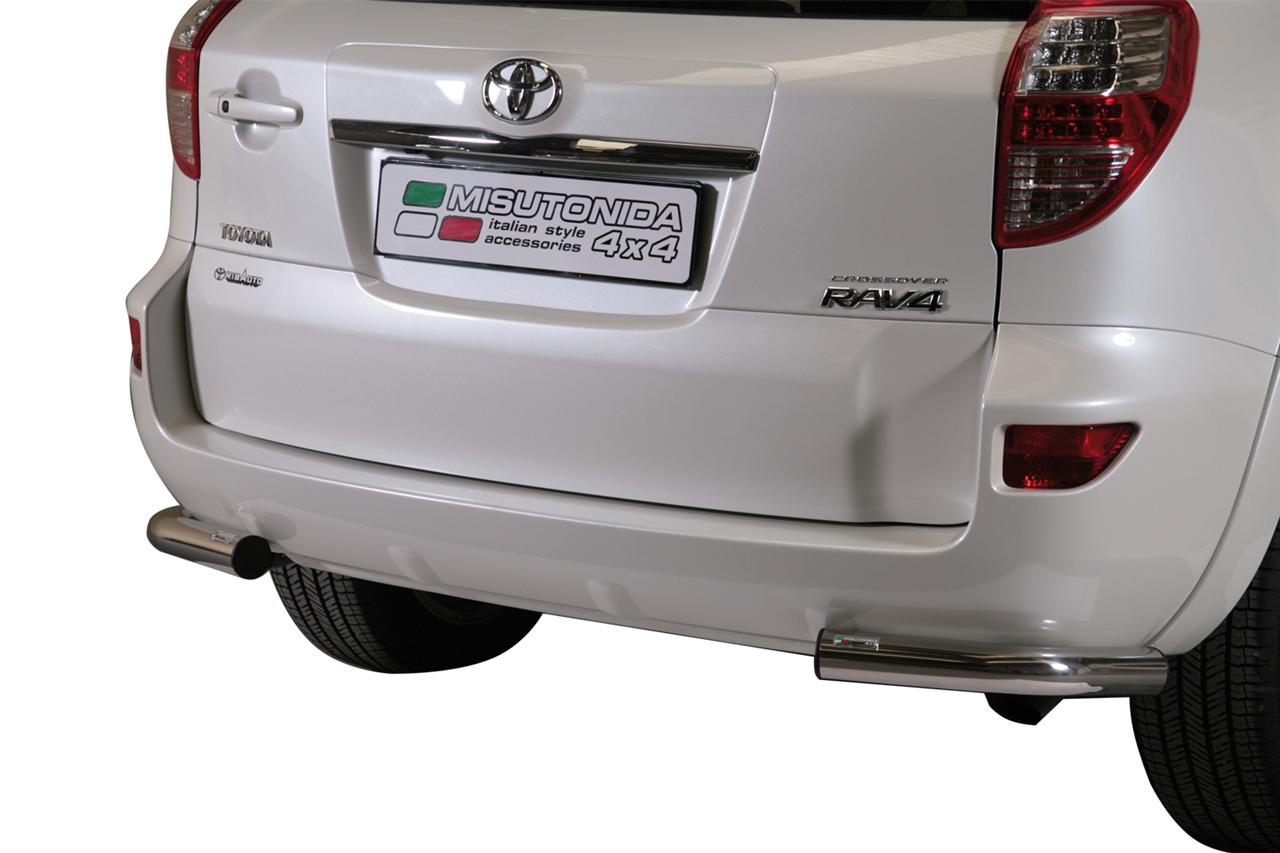 Protection Angles De Pare-Choc Inox Ø63 Toyota Rav 4 2010/2012