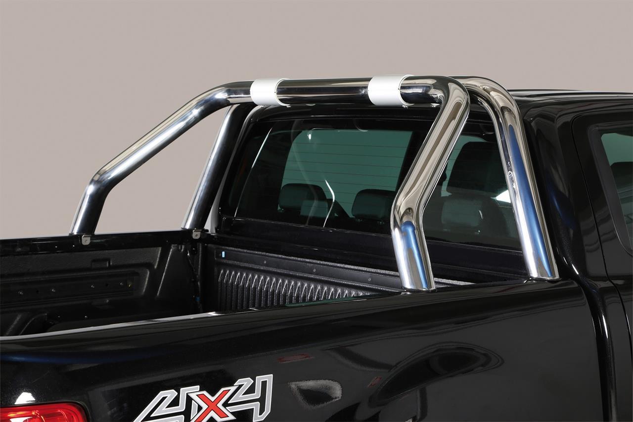 Roll Bar Inox Dbl Tube Inox New Style Ø 76 Toyota Hilux Double Cab 2016+