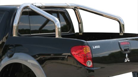 Arceau De Benne Inox Double Tube Ø76 Mitsubishi L200 06/09 Db Cab