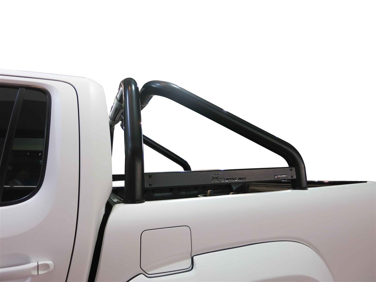 Roll Bar Inox Dbl Tube Ø 76 Noir Ford Ranger (Fix Bord Benne) 2012+