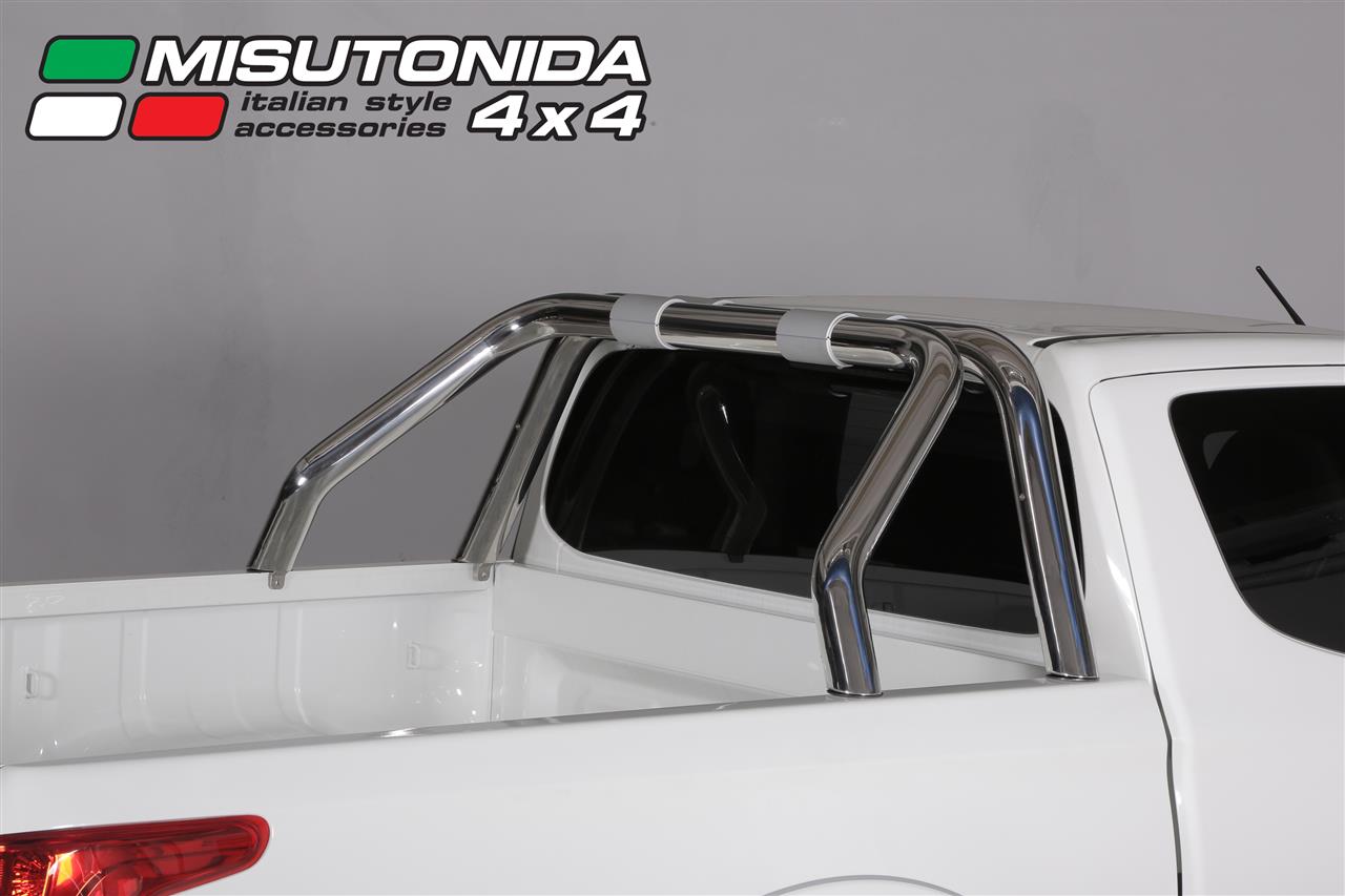 Arceau Inox Double Tube Ø 76 Mitsubishi L200 2016/2022 Club Cab