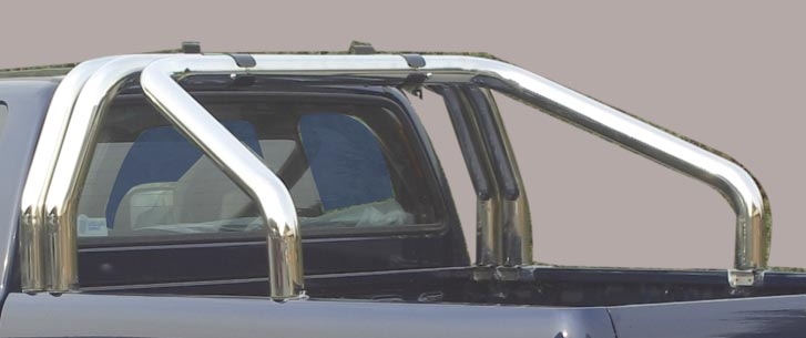 Arceau De Benne Inox Tri Tube Ø76 Isuzu Dmax 2012+ (Bord Benne)