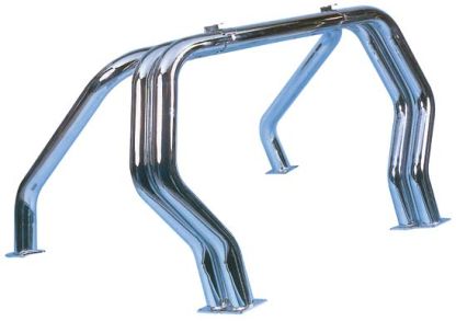 Arceau De Benne Inox Tri Tube Ø76 Toyota Hilux 98/2004 (Fixation Benne)