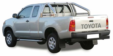 Arceau De Benne Inox Double Tube Ø76 Toyota Vigo 2005+ Avec Marquage