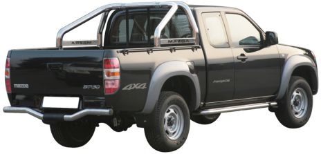 Arceau De Benne Inox Double Tube Ø76 Mazda Bt50 2007/2008 Avec Marquage