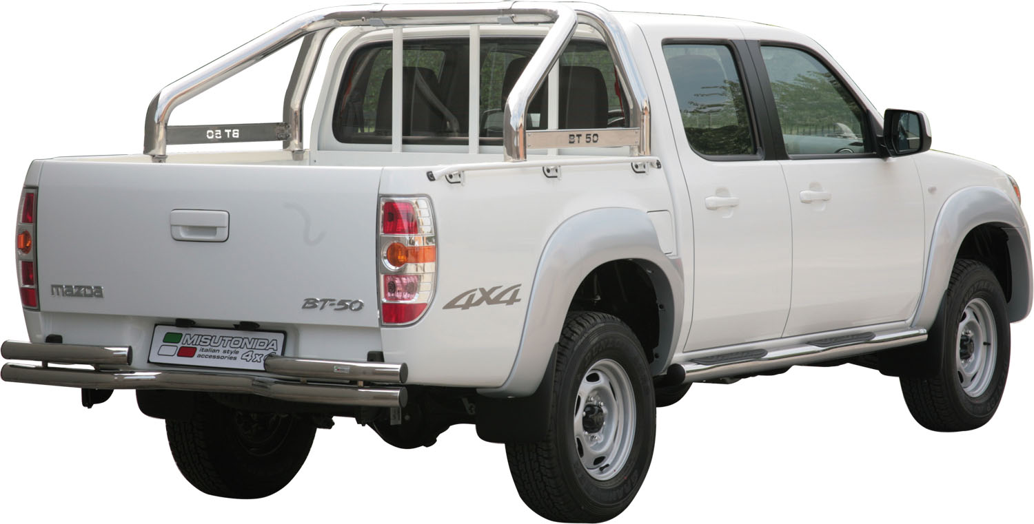 Arceau De Benne Inox Double Tube Ø76 Mazda Bt50 2009/2011 Avec Marquage