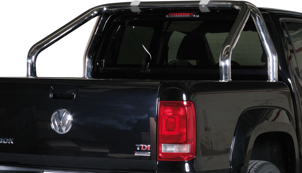 Arceau De Benne Inox Double Tube Ø76 Volkswagen Amarok 2010+ Avec Marquage