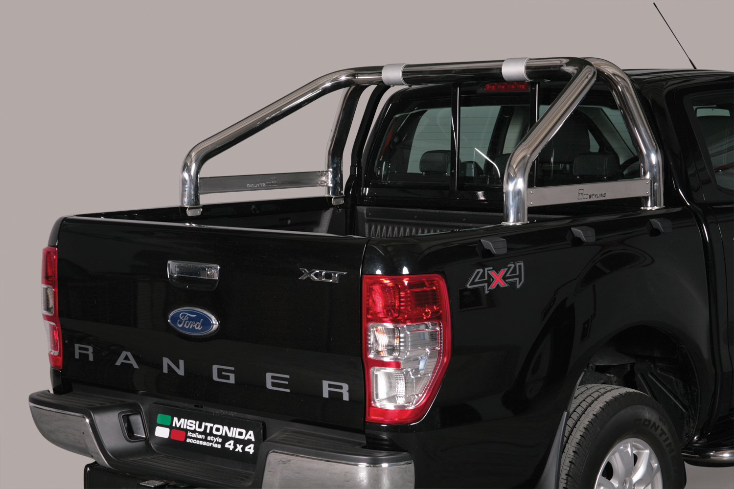 Arceau De Benne Inox Double Tube Ø76 Ford Ranger 2012+ Avec Marquage