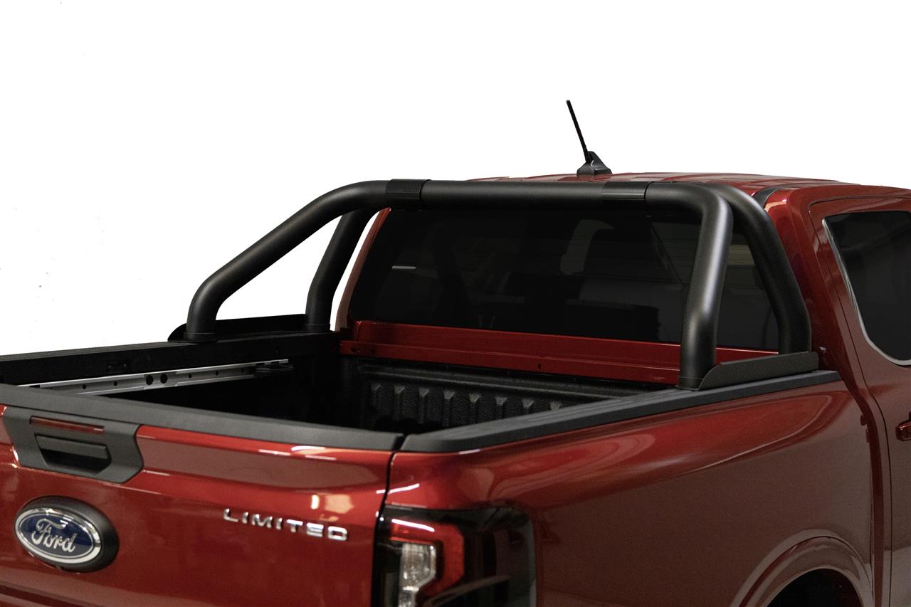 Roll Bar Inox Avec Plaque Laterale Double Tube Ø 76 Ford Ranger 2023+