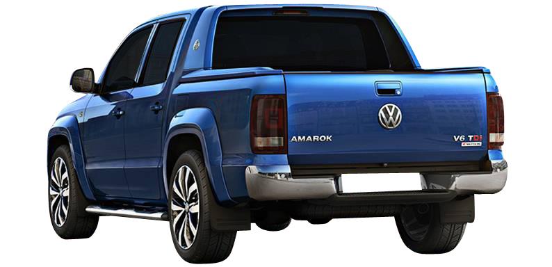 Bache Plate Noire Volkswagen Amarok Dble Cabine V6 Aventura
