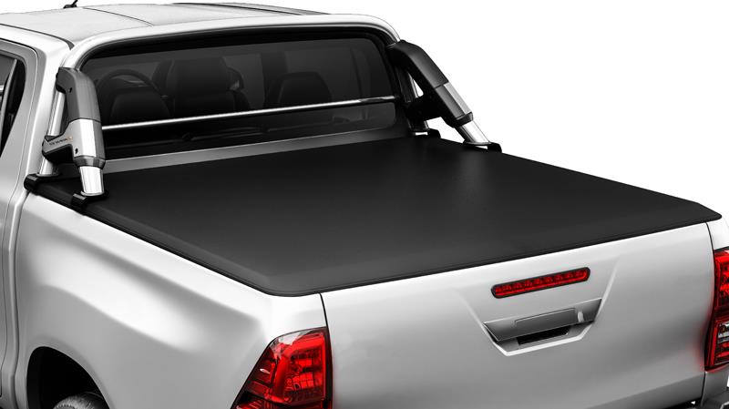 Bache Plate Noire Toyota Hilux Extra Cabine 2016+