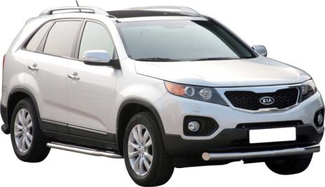 Tube Protection Avant Inox Ø76 Kia Sorento 2009+