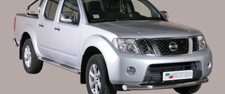 Tube Protection Avant Inox Ø76 Nissan Navara D40 2010+