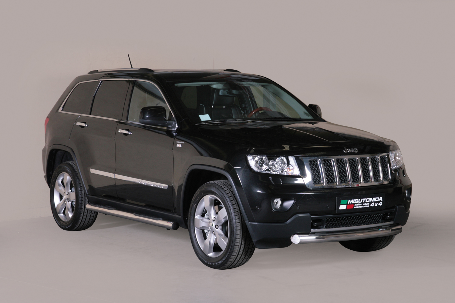 Tube Protection Avant Inox Ø76 Jeep Grand Cherokee 2011+ Compatible Capt