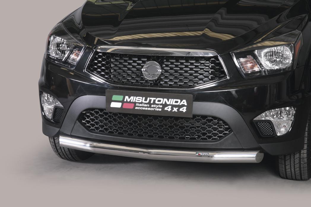 Tube Protection Avant Inox Ø76 Ssangyong Actyon Sports 2012+