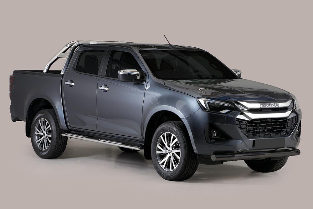 Tube Protection Avant Thermolaqué Noir Ø 76 Isuzu Dmax 2024+