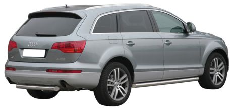 Tubes Protection Arriere Inox Ø76 Audi Q7