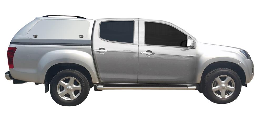 Hard Top Sline Gls Sp Isuzu Dmax Crew Cabine 2012/2020 Portes Laterales Papillons Rouge 554