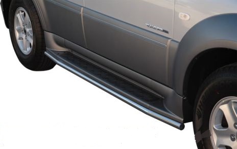 Tubes Protection Marche-Pieds Inox Ø40 Ssangyong Rexton 2 2006+
