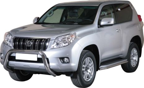 Tubes Protection Marche-Pieds Inox Ø40 Toyota Lc150 3 Portes 2009+