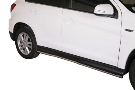 Tubes Protection Marche-Pieds Inox Ø40 Mitsubishi Asx 2010-2012