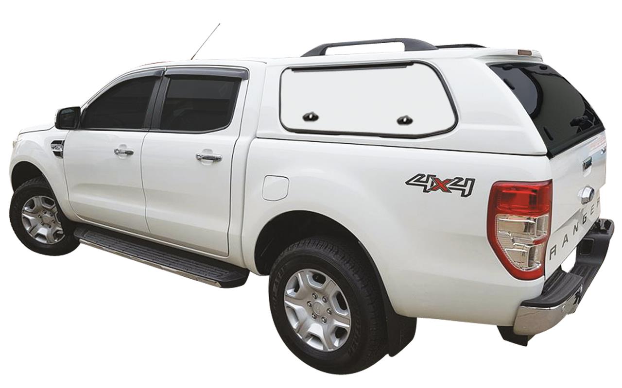 Hard Top Sline Gls Sp Ford Ranger 2012+ Double Cab Portes Laterales Papillons Gris Perle Nacre 2Pnc