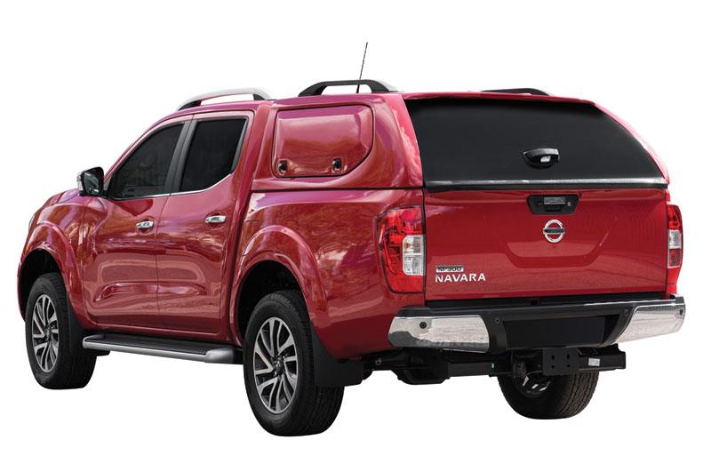 Hard Top Sline Gls Nissan Navara D23 Np300 2016+ Double Cabine Portes Laterales Papillons Gris K51