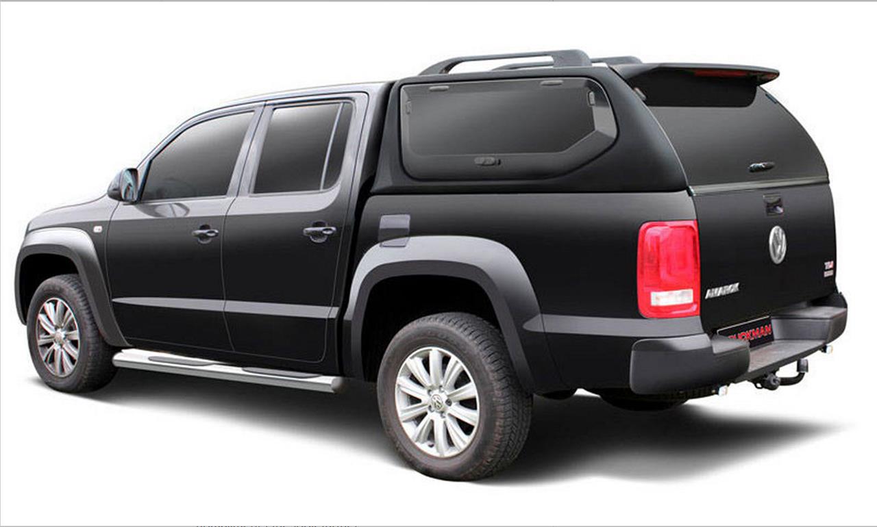 Hard Top Sline Gls Volkswagen Amarok 2010+ Double Cabine Portes Laterales Papillons Gris 8E8E