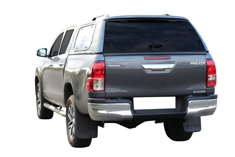 Hard Top Sline Sp Toyota Hilux 2016+ Double Cab Portes Laterales Papillons Noir 218