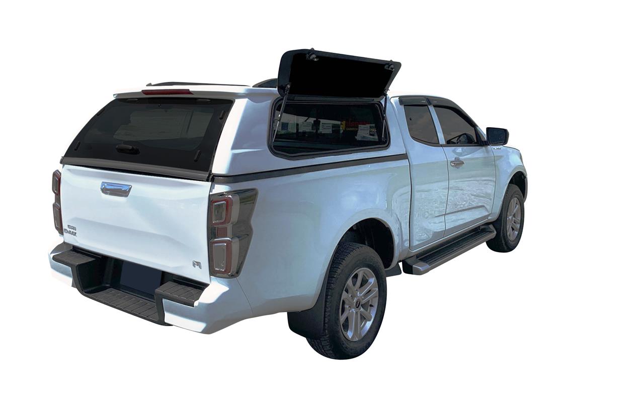 Hard Top Sline Isuzu Dmax 2024+ Crew Cabine Portes Papillon Blanc 527
