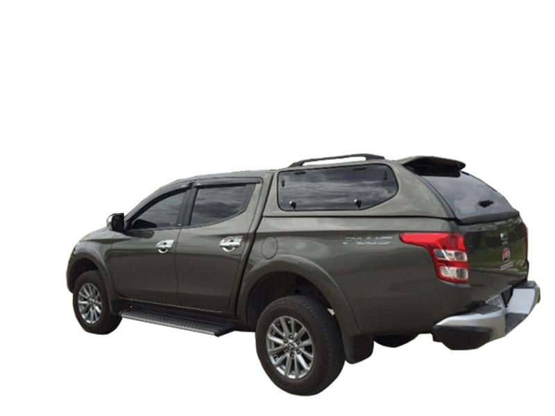 Hard Top Sline Mitsubishi L200 2016+ Club Cabine Vitres Laterales Papillons Blanco W54
