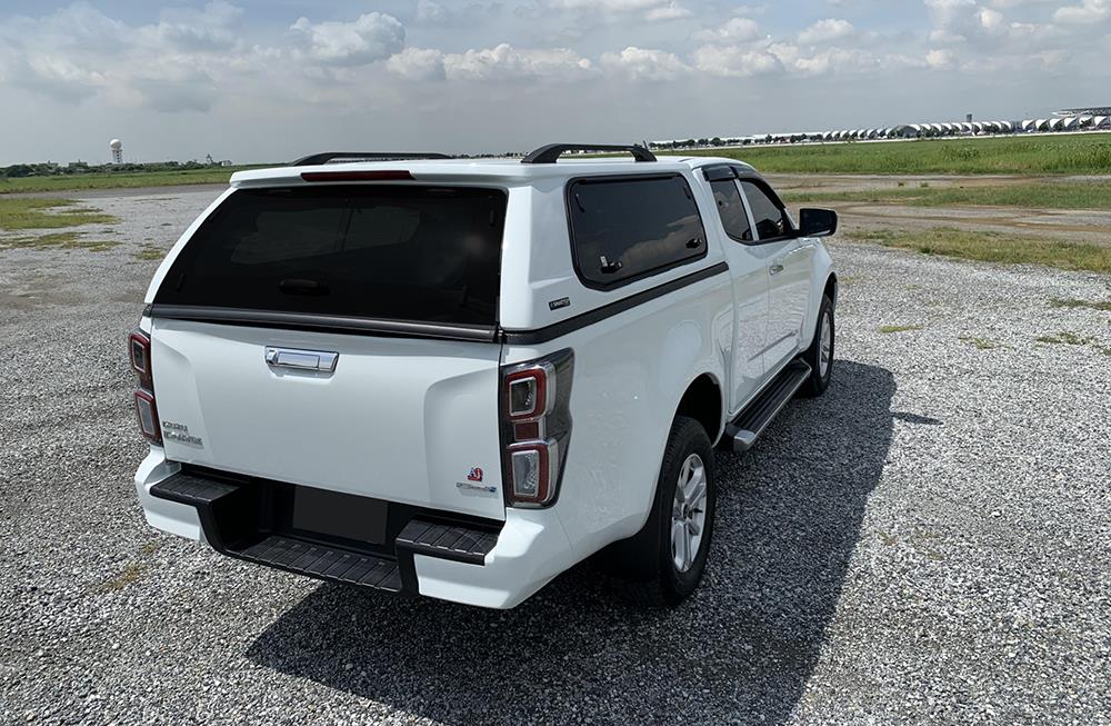 Hard Top Sline Isuzu Dmax 2020+ Crew Cabine Vitres Laterales Papillonss Blanc 527