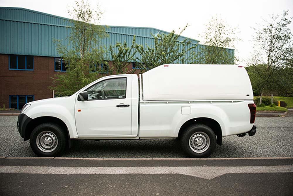 Hard Top Toit Haut Utilitaire Isuzu 12+ Single Cab Sans Ouvertures Latérales