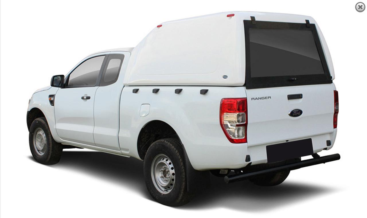 Hard Top Toit Haut Utilitaire Ford Ranger 2012+ Super Cab Sans Ouvertures Laterales