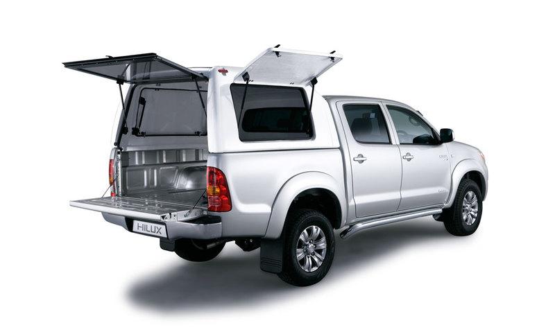 Hard Top Toit Haut Utilitaire Toyota Hilux/vigo 2005+ Double Cab Avec Ouvertures Laterales