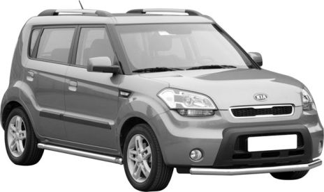 Tube Bas De Caisse Inox Ø63 Kia Soul 2009+