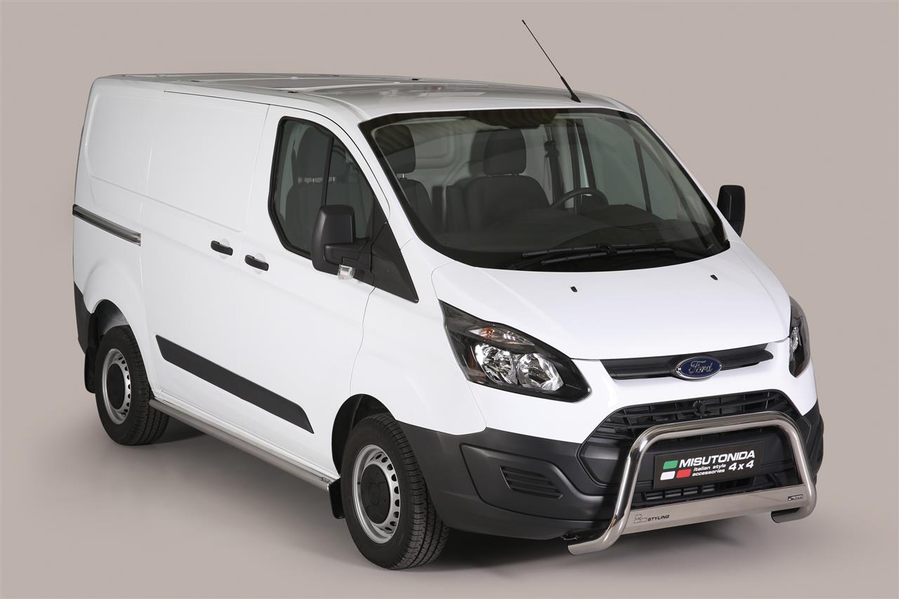 Tube Bas De Caisse Inox Ø63 Ford Transit Custom 2013+ Court