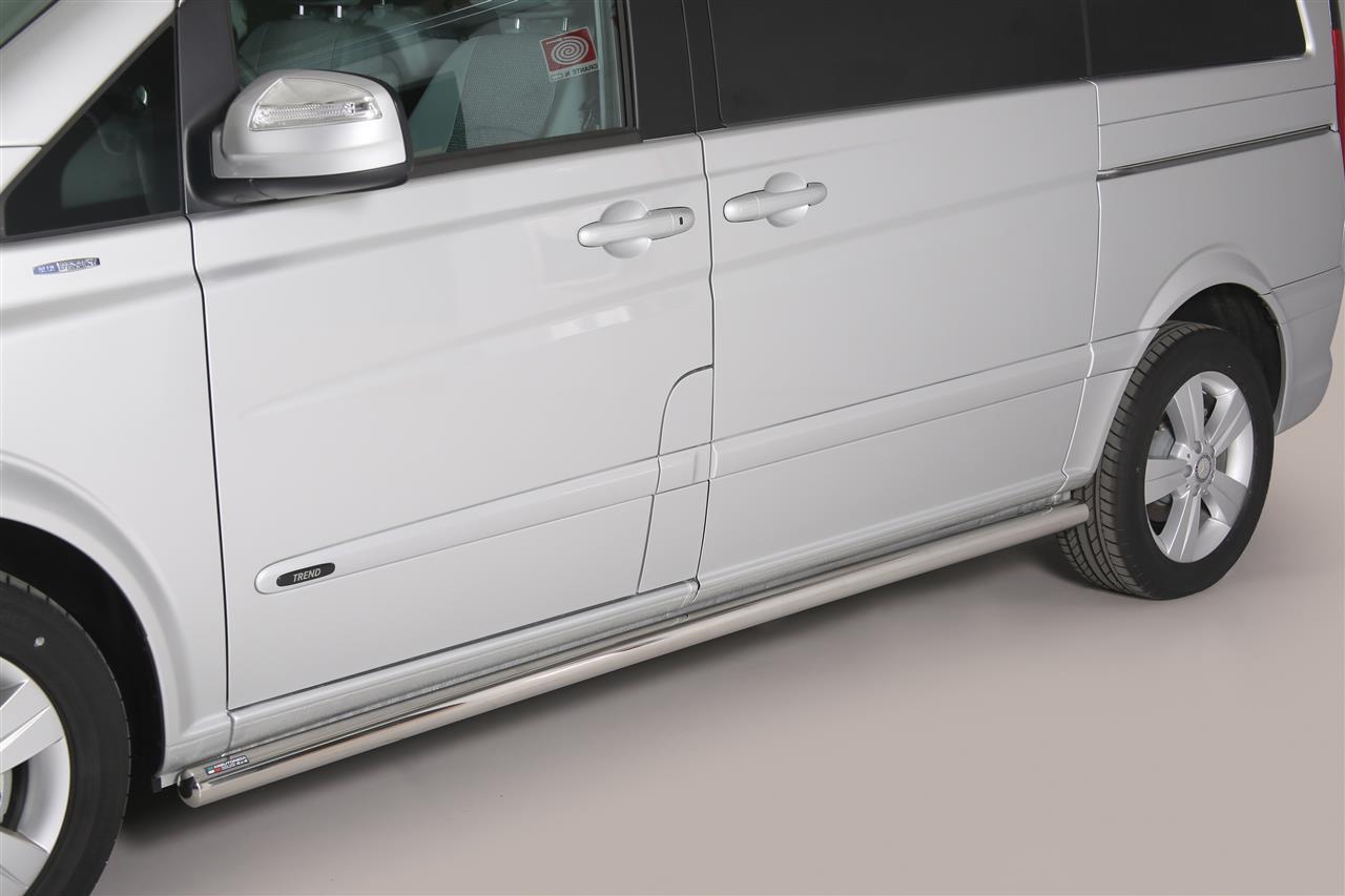 Tube Bas De Caisse Inox Ø 63 Mercedes Vito/viano L1 2010+