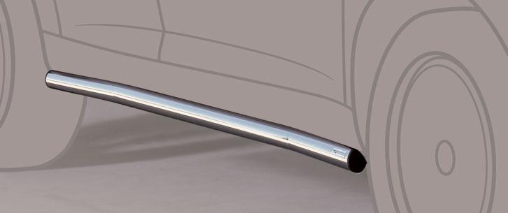 Tube Bas De Caisse Inox Ø60 Honda Crv -2002