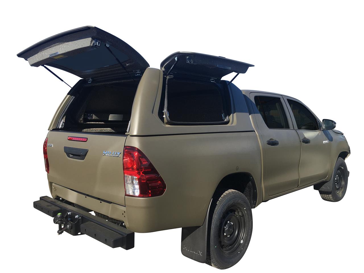Hard Top Utilitaire Fb Toyota Hilux 16+ Dc Portes Papillon Orange 4R8