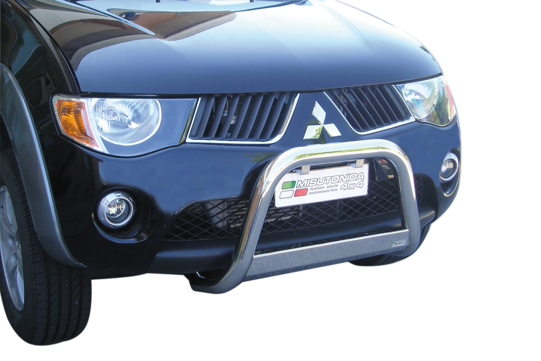 Pare Buffle Inox Ø63 Mitsubishi L200 2006/2009 Ce