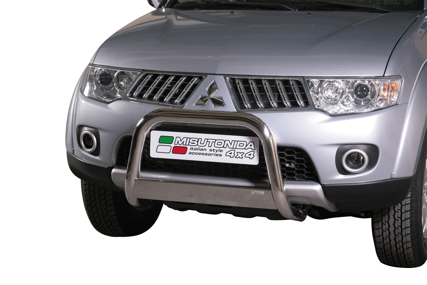 Pare Buffle Inox Ø63 Mitsubishi L200 2010/2015 Ce