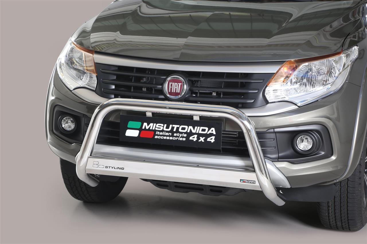 Pare Buffle Inox Ø63 Fiat Fullback 2016+ Ce