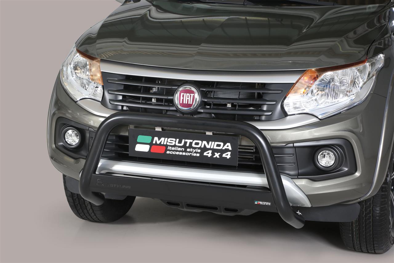 Pare Buffle Noir Ø63 Fiat Fullback 2016+ Ce