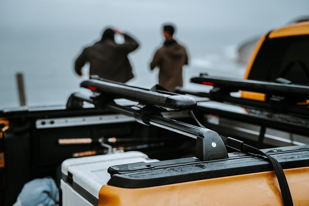 Barre De Toit Sur Mountain Top Cover By Realtruck Ford Ranger/vw Amaro 2023+ Noir
